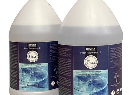 FLEUR RESINA SUPERTRASPARENTE 1:1 A+B