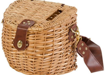 VERDELOOK CESTO PORTAFUNGHI CON COPERCHIO E TRACOLLA CM30X20X24H