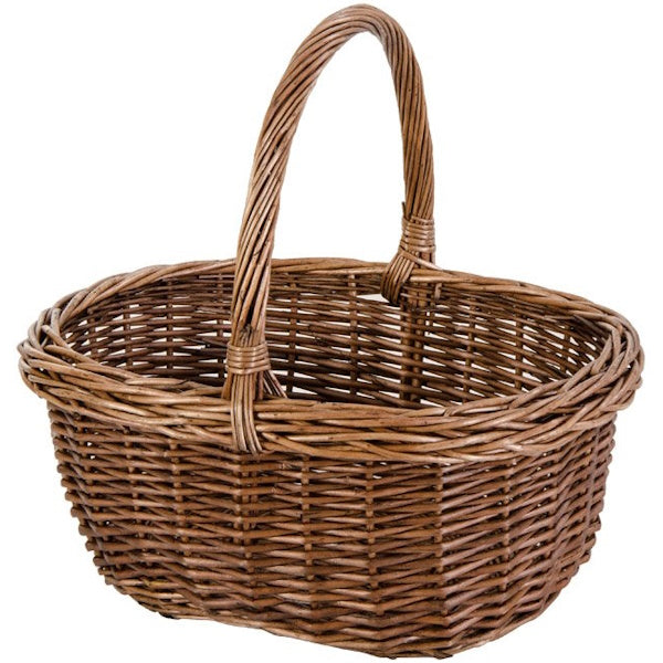 VERDELOOK CESTA OLANDESE IN VIMINI INTERO CM39X34X15/30H