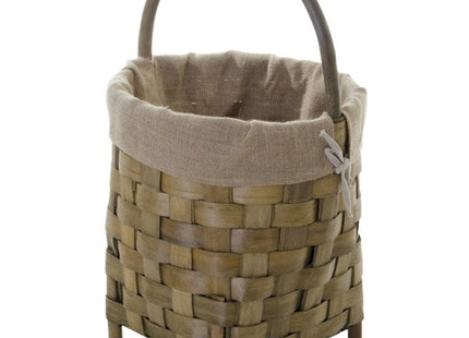 VERDELOOK CESTA PORTALEGNA TONDA CON MANICO E PIEDINI D.CM40 H.CM45/65