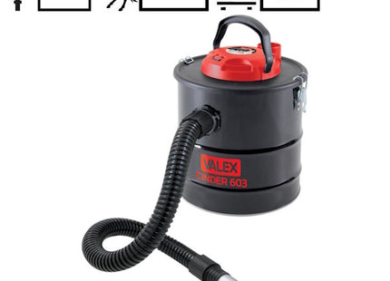 VALEX ASPIRATORE PER CENERE CINDER  603 DA LT 11 POTENZA MOTORE 800W