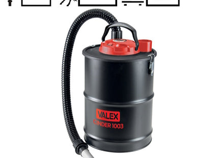 VALEX ASPIRATORE PER CENERE CINDER 1003 DA LT 18 POTENZA MOTORE 1000W