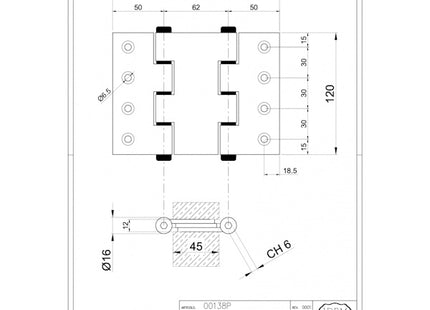IBFM CERNIERA A MOLLA A DOPPIA AZIONE ART. 138PA