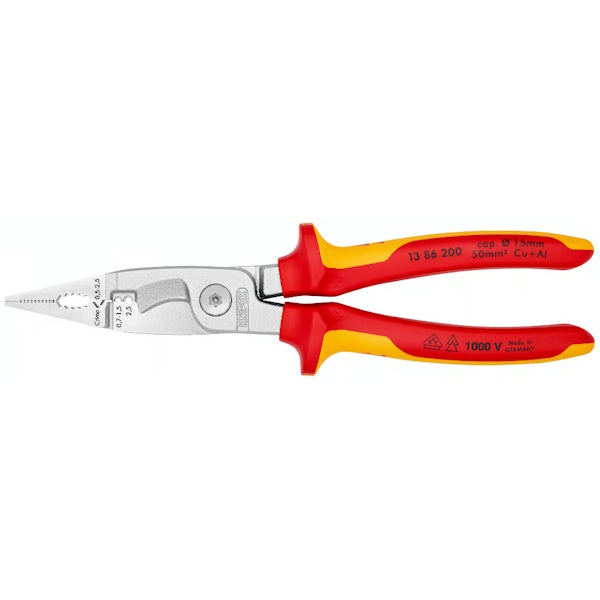 KNIPEX PINZA PER ELETTROINSTALLAZIONI ISOLATA 1000V MM200