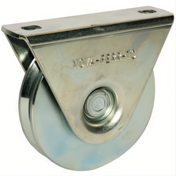 NOVA-FERR RUOTA ZINCATA GOLA AD Y D.MM 70 1 CUSCINETTO SUPPORTO FISSO