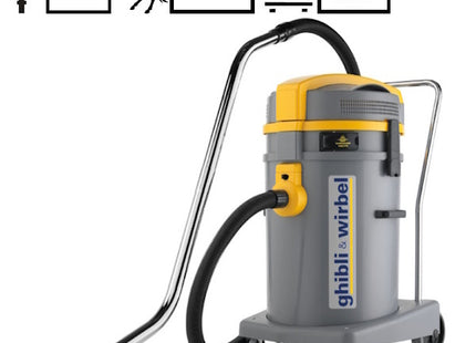 GHIBLI ASPIRATORE SOLIDI-LIQUIDI POWER D 80.2 P 2 MOTORI W2500 LT 80+KIT