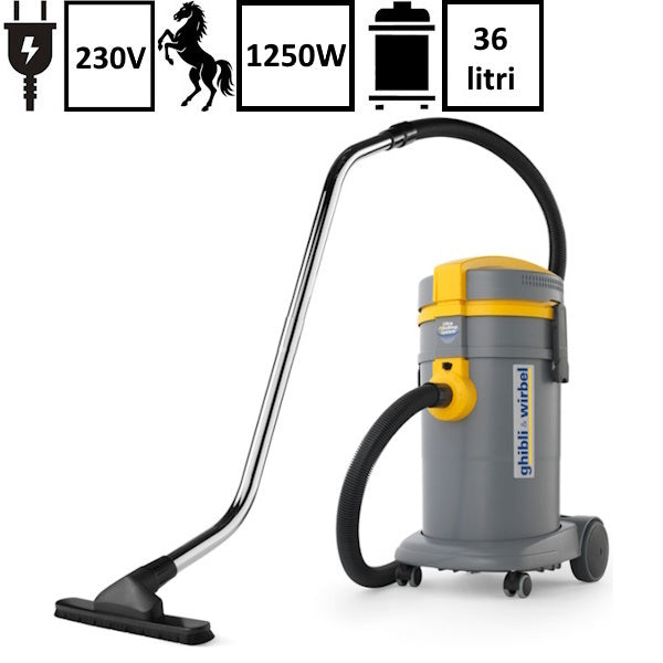 GHIBLI ASPIRATORE SOLIDI-LIQUIDI POWER WD 36 P W1250 LT 36