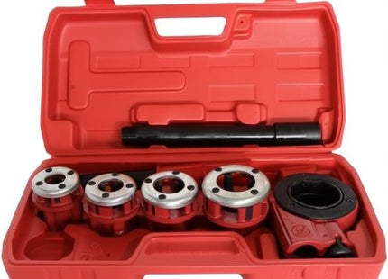 VALEX SET DI 4 FILIERE IN VALIGETTA FILETTATURA GAS 3/8"-1/2"-3/4"-1"