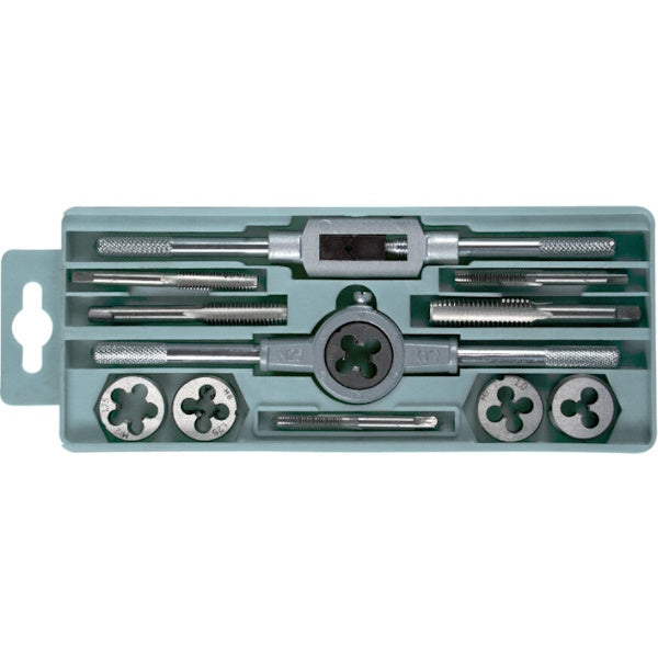 VALEX KIT MASCHI E FILIERE HSS M6-M12 + GIRAMASCHI/PORTAFILIERE PZ12