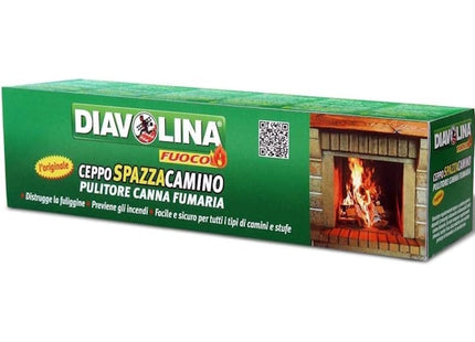 DIAVOLINA CEPPO SPAZZACAMINO PER STUFE E CAMINI A LEGNA