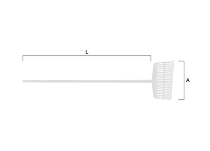 AUSTRALIAN RASTRELLO AERATORE DOPPIO 32 DENTI CON MANICO IN LEGNO CM150