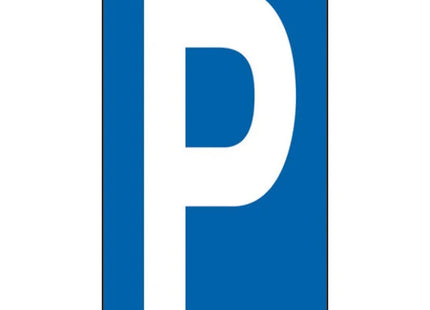 LETTERA ADESIVA BIANCA FONDO BLU MM 56X100