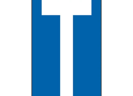 LETTERA ADESIVA BIANCA FONDO BLU MM 56X100