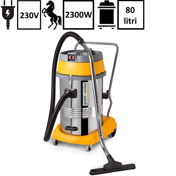 GHIBLI ASPIRATORE SOLIDI-LIQUIDI AS 590 IK CBN 2 MOTORI W2300 LT 80