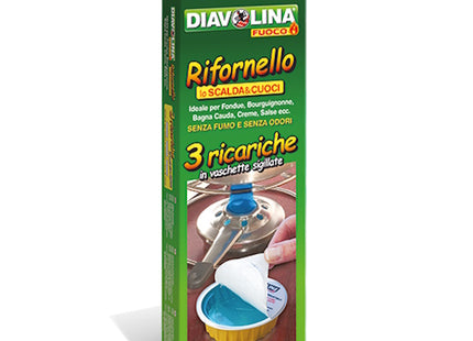 DIAVOLINA RIFORNELLO GEL COMBUSTIBILE RICARICHE CONF.DA PZ3