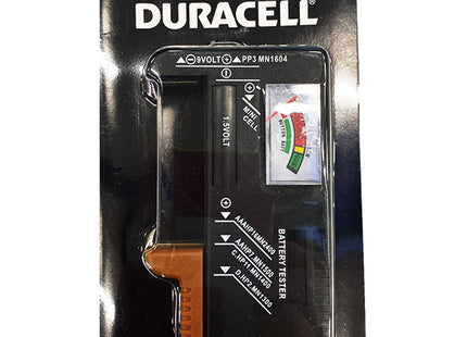 DURACELL TESTER PER BATTERIE DA 1,5 A 9V