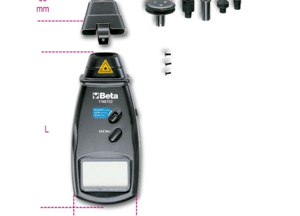 BETA  1760/TC2 TACHIMETRO DIGITALE A DISTANZA E A CONTATTO (A2024)