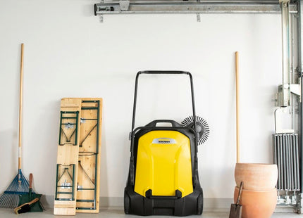 KARCHER SPAZZATRICE MANUALE S6 AMPIEZZA LAVORO MM670 VANO RACCOLTA LT38