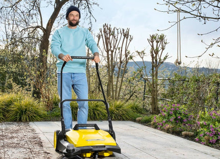 KARCHER SPAZZATRICE MANUALE S6 AMPIEZZA LAVORO MM670 VANO RACCOLTA LT38