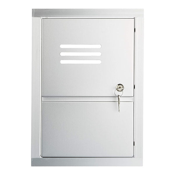 ALUBOX SPORTELLO DA INCASSO ALLUMINIO VERNICIATO