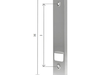 BOLIS PLACCA IN ACCIAIO INOX PER AVVOLGITORE
