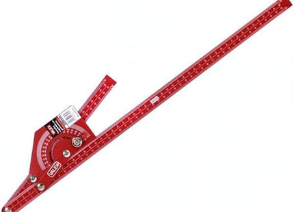 VALEX SQUADRA REGOLABILE CON GONIOMETRO IN ALLUMINIO MM500