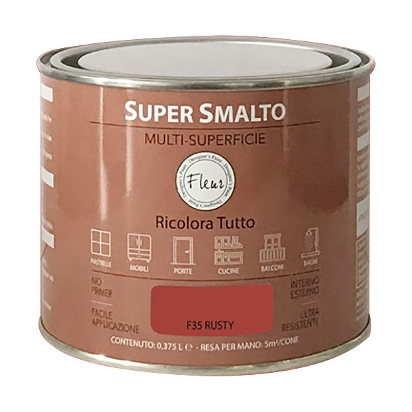 FLEUR SUPER SMALTO MULTI-SUPERFICIE F35 RUSTY