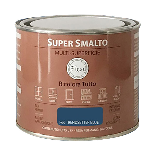 FLEUR SUPER SMALTO MULTI-SUPERFICIE F66 TRENDSETTER BLUE