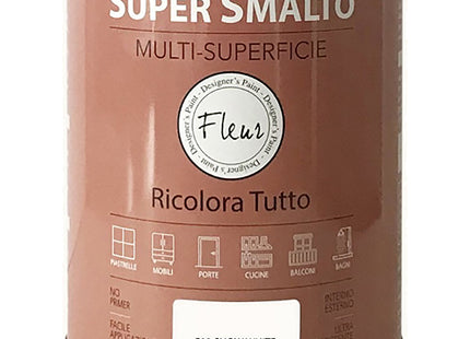 FLEUR SUPER SMALTO MULTI-SUPERFICIE F02 SNOW WHITE