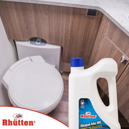 RHUTTEN AKQUA BLU WC CAMPER DISGREGANTE ANTIFERMENTATIVO FLACONE LT2