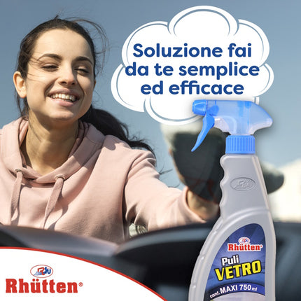 RHUTTEN PULIVETRO ANTIPIOGGIA E ANTIAPPANNANTE SPRAY ML750