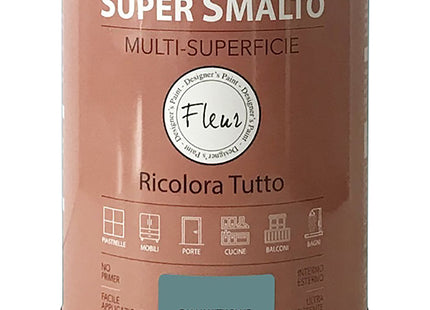 FLEUR SUPER SMALTO MULTI-SUPERFICIE F60 VANITY BLUE