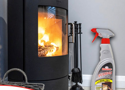 RHUTTEN FULIGGI STOP RIMUOVI FULIGGINE DA VETRI CAMINI SPRAY ML750