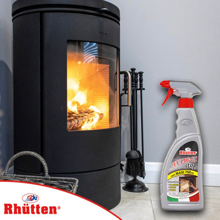 RHUTTEN FULIGGI STOP RIMUOVI FULIGGINE DA VETRI CAMINI SPRAY ML750