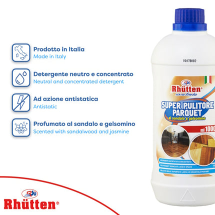 RHUTTEN SUPER PULITORE PARQUET FLACONE ML1000