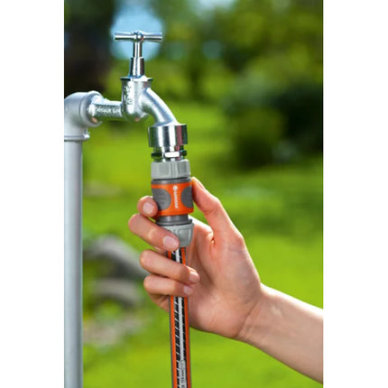 GARDENA 18215 RACCORDO RAPIDO TUBO MM13 (1/2") - MM15 (5/8")