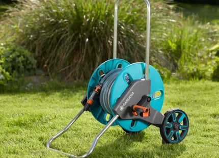 GARDENA 18512 SET CARRELLO AVVOLGITUBO CLEVERROLL M CON TUBO DA MT25