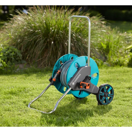 GARDENA 18512 SET CARRELLO AVVOLGITUBO CLEVERROLL M CON TUBO DA MT25