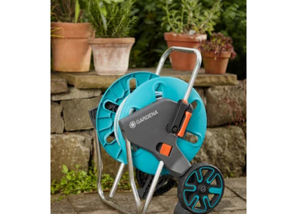 GARDENA 18512 SET CARRELLO AVVOLGITUBO CLEVERROLL M CON TUBO DA MT25