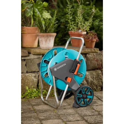 GARDENA 18512 SET CARRELLO AVVOLGITUBO CLEVERROLL M CON TUBO DA MT25