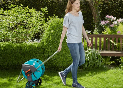 GARDENA 18512 SET CARRELLO AVVOLGITUBO CLEVERROLL M CON TUBO DA MT25