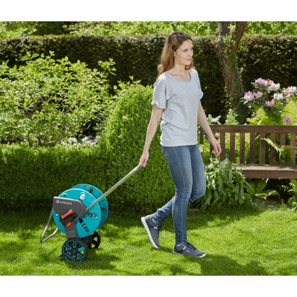 GARDENA 18512 SET CARRELLO AVVOLGITUBO CLEVERROLL M CON TUBO DA MT25