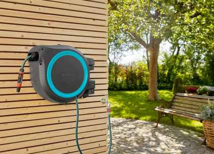 GARDENA 18630 AVVOLGITUBO A PARETE ROLL-UP XL 35 CON TUBO DA MT35