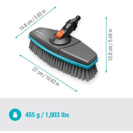 GARDENA 18810 CLEAN SYSTEM IDROSPAZZOLA A SETOLE MORBIDE