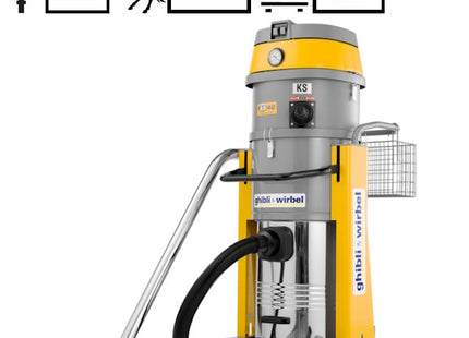GHIBLI ASPIRATORE SOLIDI AS 40 KS 3 MOTORI W3450 LT 60