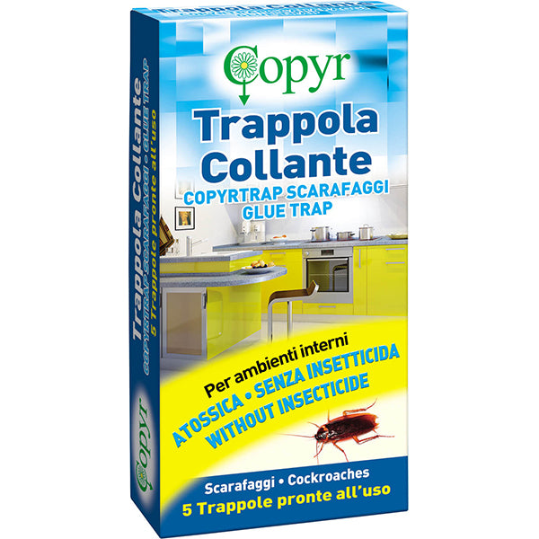 COPYR TRAPPOLA COLLANTE PER SCARAFAGGI COPYRTRAP CONF.DA PZ5*