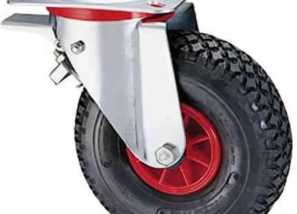 AVO RUOTA ART. 44BIS PNEUMATICA SUPPOR.GIREVOLE+FRENO D.MM260X85 P.KG150