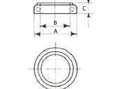 NOVA-FERR CUSCINETTO REGGISPINTA IN ACCIAIO ZINCATO D.MM20X28,5
