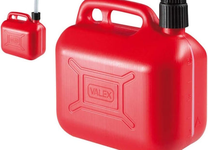 VALEX TANICA PER BENZINA CON TRAVASATORE FLESSIBILE IN POLIETILENE