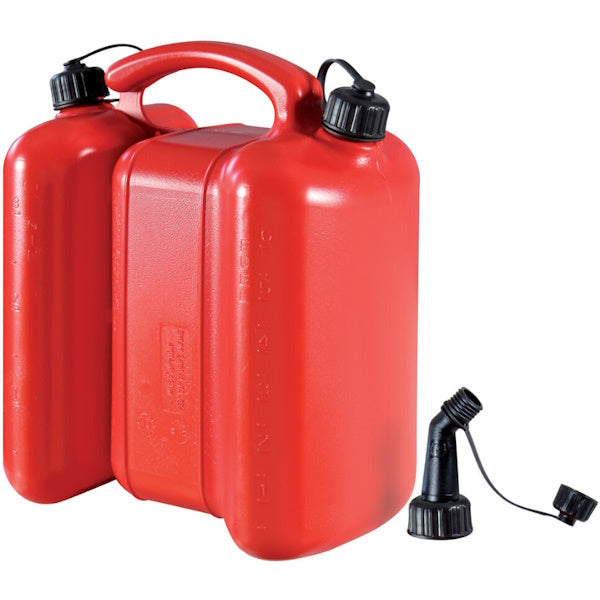 VALEX TANICA DOPPIA PER BENZINA E OLIO IN POLIPROPILENE LT6+3